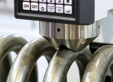 Portable hardness testing on metal component
